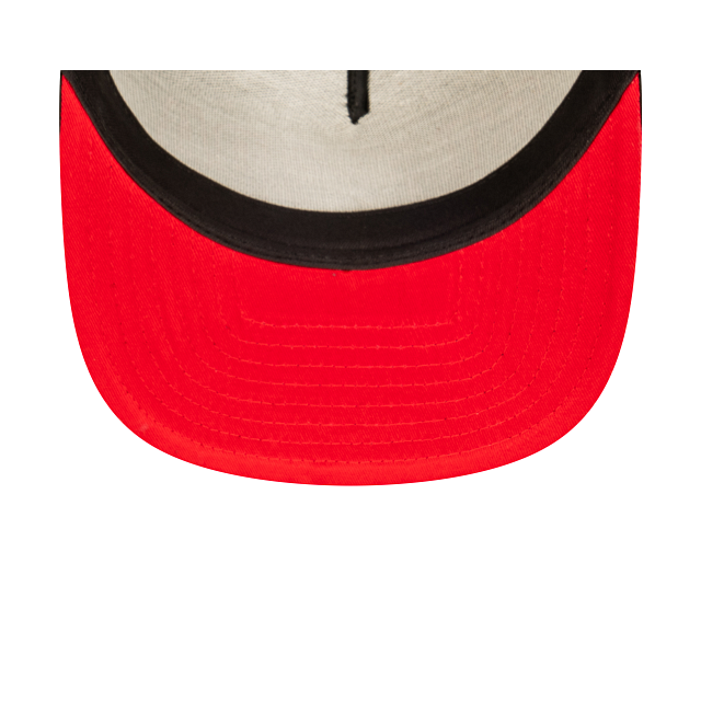 St Kilda Saints Hat - AFL Neon Lights Black 9Fifty A-Frame Snapback Cap - New Era